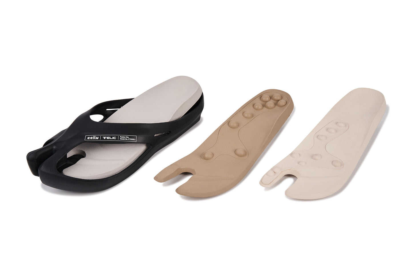 〖Telic〗SiliComfy® 3in1 桑足鞋 — 質黑（男款）