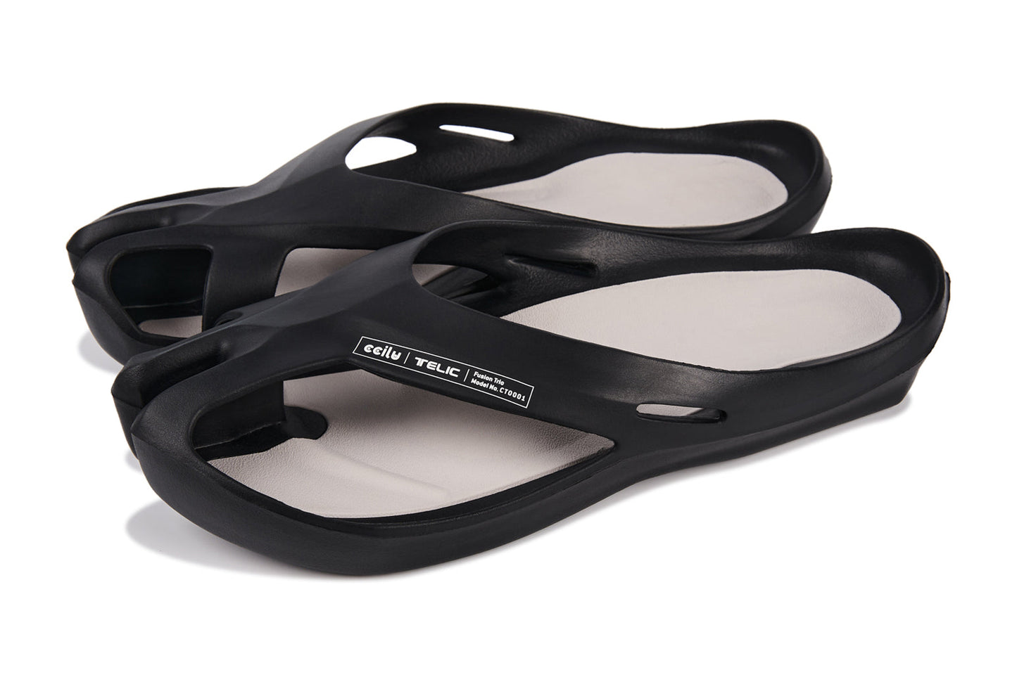 〖Telic〗SiliComfy® 3in1 桑足鞋 — 質黑（男款）