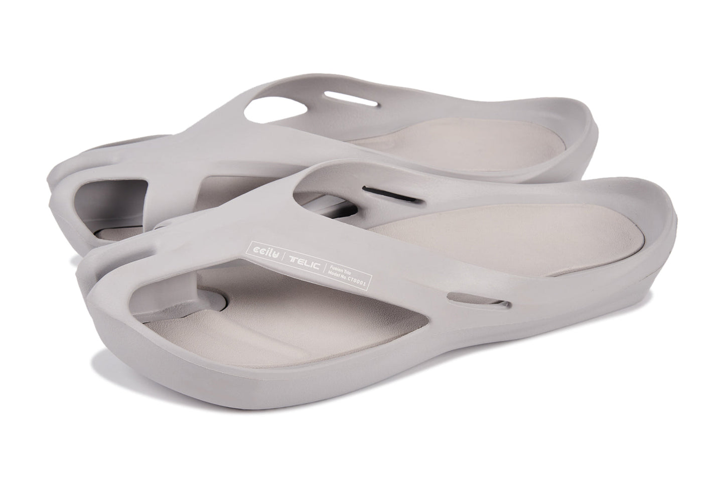 【Telic】SiliComfy® 3in1桑足鞋-銀灰（男款）