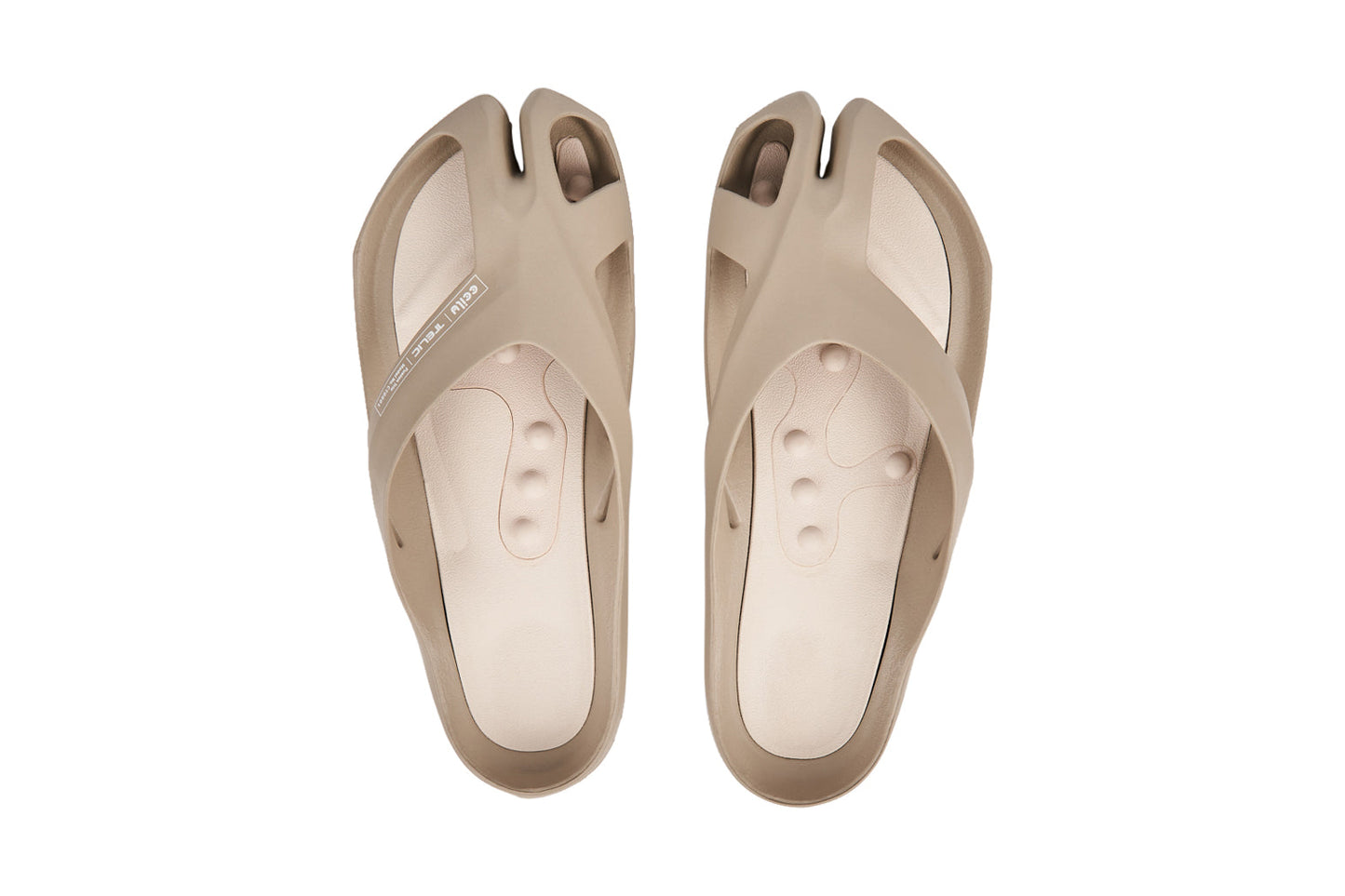 【Telic】SiliComfy® 3in1桑足鞋-杏棕（女款）